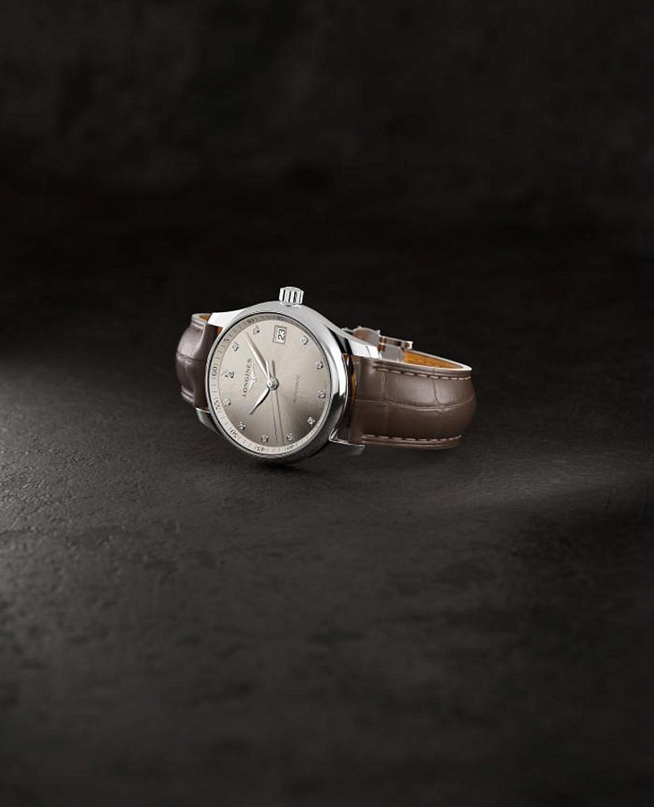 Часы Longines Master Collection L2.357.4.07.2 — антрацитовый, сталь металл