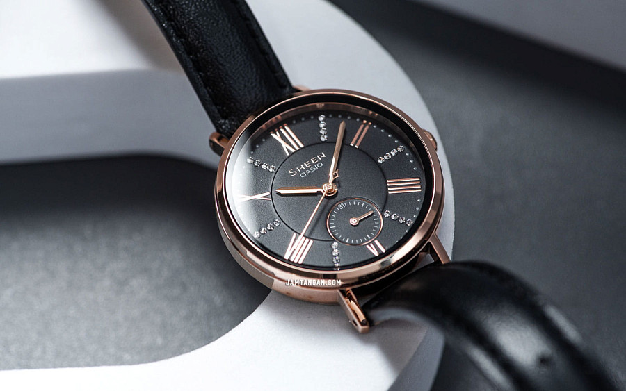 Часы Casio Sheen SHE-3066PGL-1AUDF — Япония, кварцевые