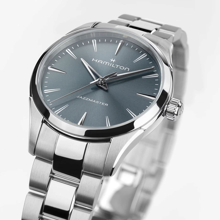 Часы Hamilton Jazzmaster Quartz 32 mm H32301141 — нержавеющая сталь, женские