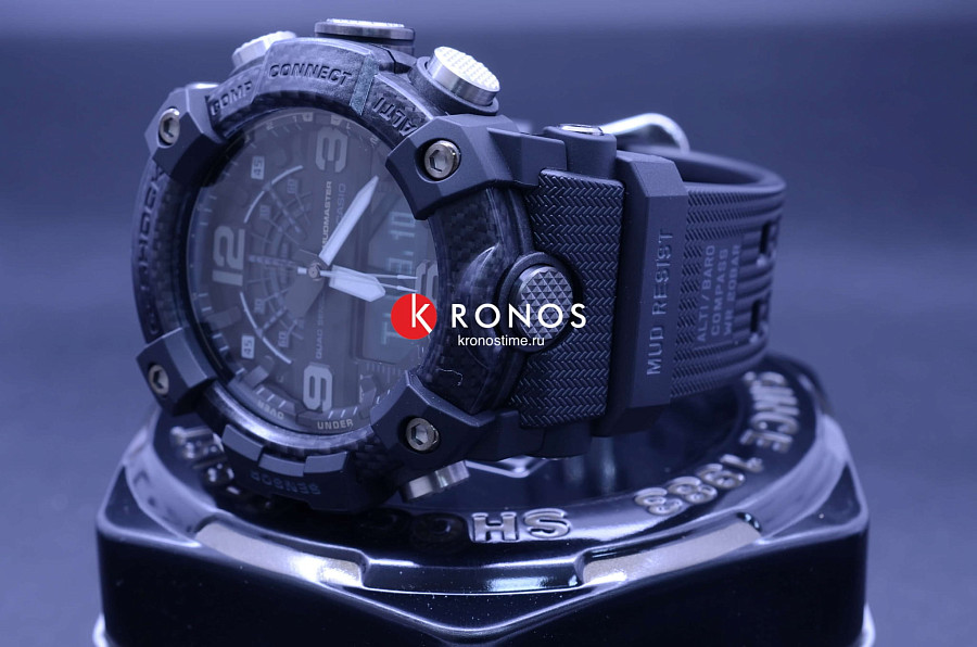 Часы Casio G-Shock GG-B100-1B — мужские, пластик