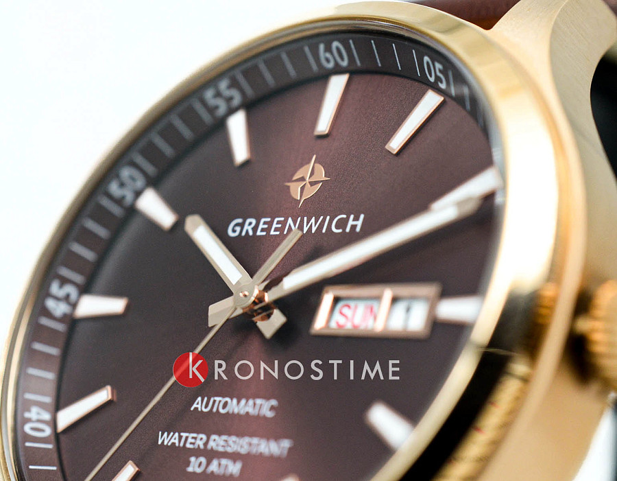 Часы Greenwich Good Luck GW 054.42.32 — мужские, кожаный