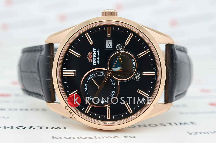 Часы Orient Sun & Moon RA-AK0304B (RN-AK0304B) — механические, металл сталь