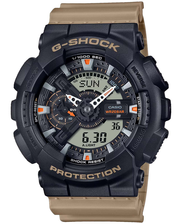 Часы Casio G-Shock GA-110TU-1A5DR (GA-110TU-1A5) — мужские