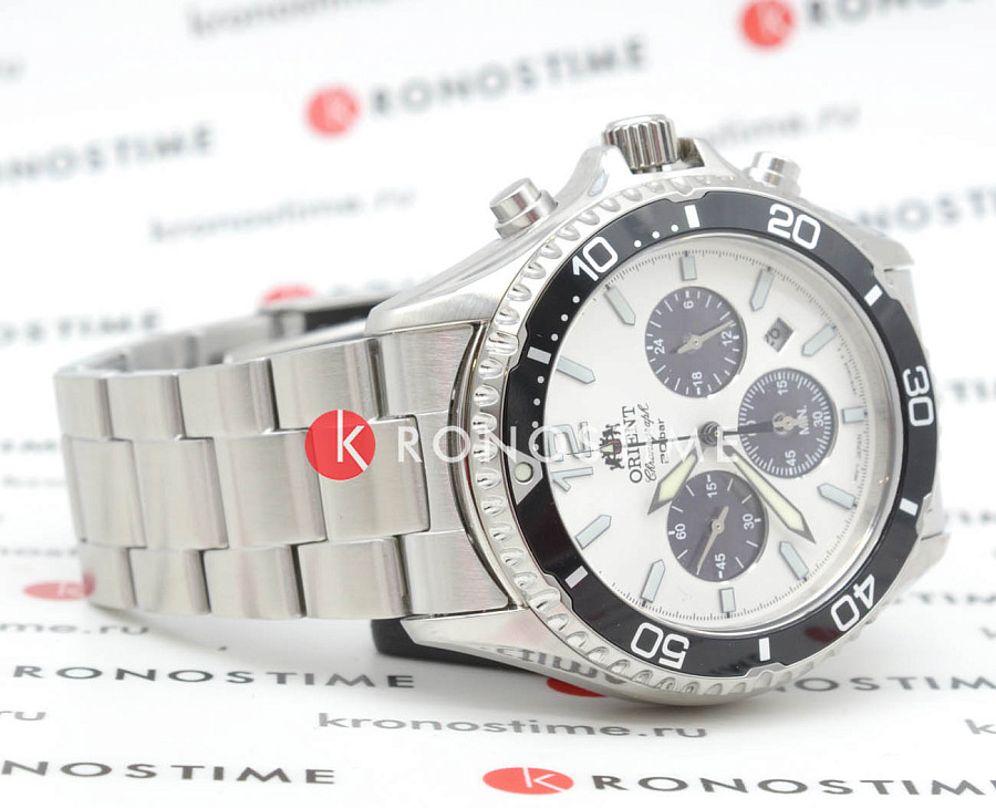 Часы Orient Chronograph RA-TX0203S (RN-TX0203S) — нержавеющая сталь, мужские
