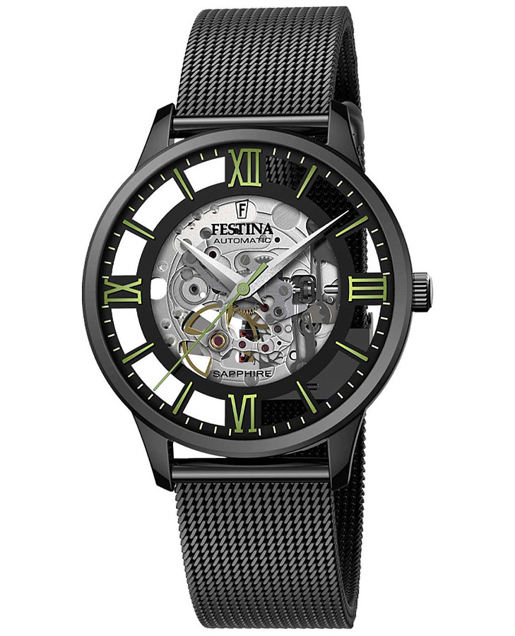 Часы Festina Automatic F20535/4 — мужские, черный