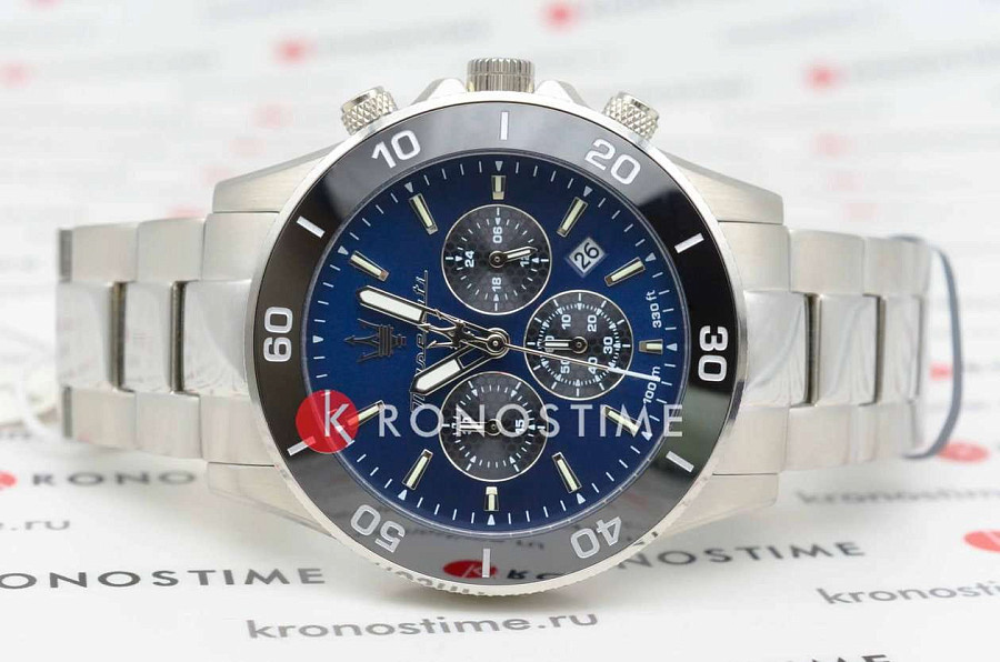 Часы Maserati Competizione Chronograph R8873600009 — кварцевые, металл сталь