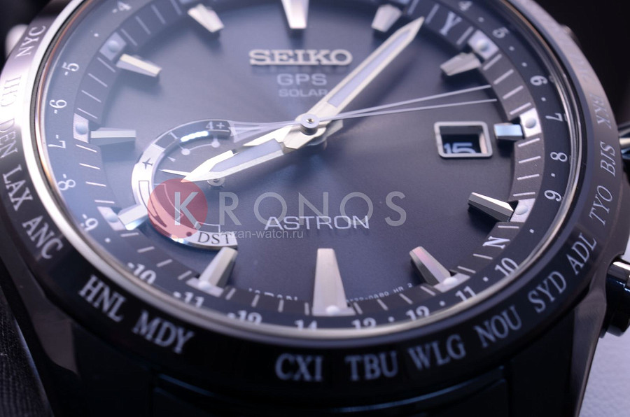 Часы Seiko Astron GPS Solar SSE089J1 — черный