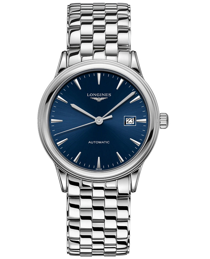 Часы Longines Flagship L4.984.4.92.6 — мужские, синий