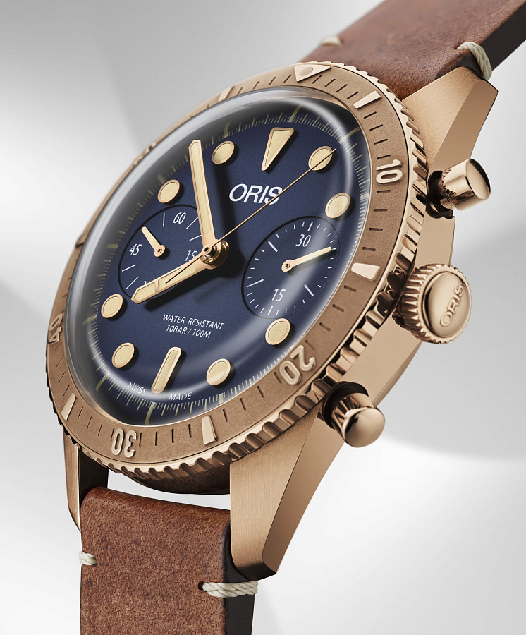 Часы Oris Divers 01 771 7744 3185-Set — кожаный, мужские