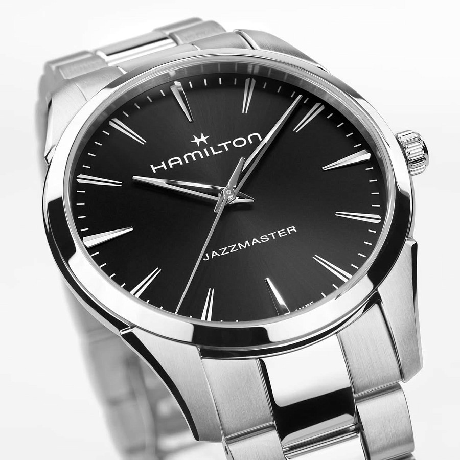 Часы Hamilton Jazzmaster Quartz 40mm H32461131 — кварцевые, сталь металл