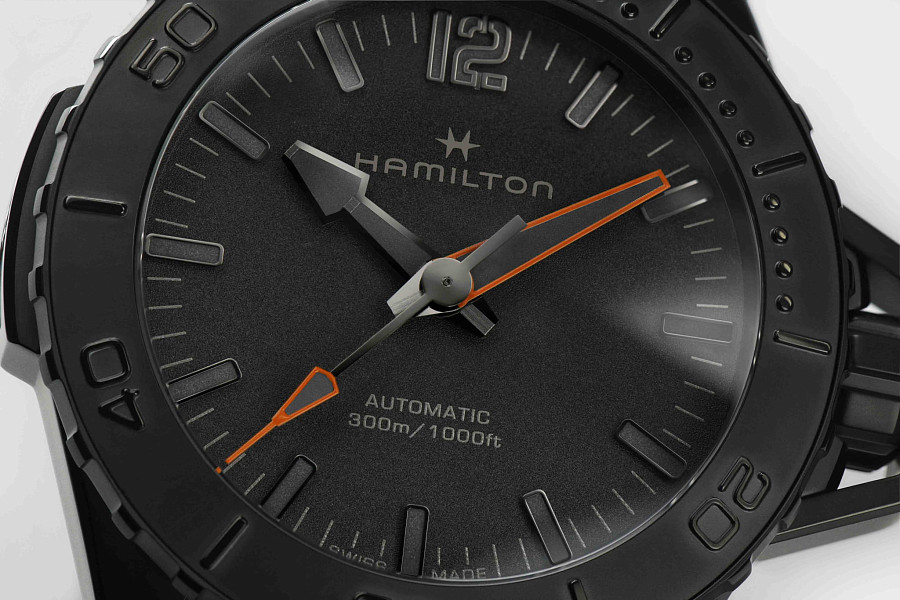 Часы Hamilton Khaki Navy Frogman Auto H77845330 — механические, металл сталь