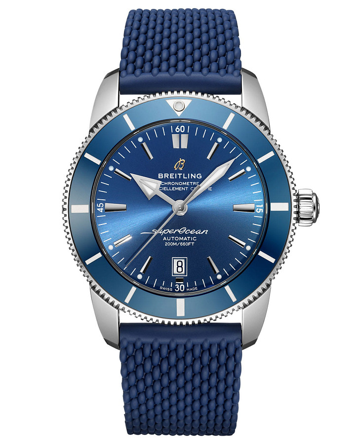Часы Breitling Superocean Heritage B20 Automatic 46 AB2020161C1S1 — мужские, синий