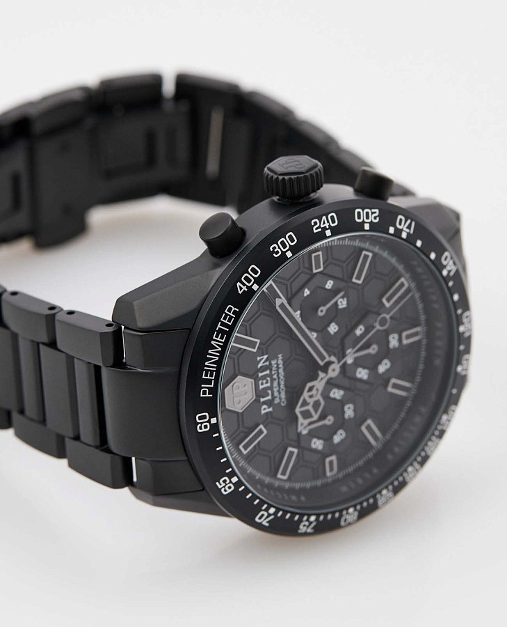 Часы Philipp Plein Gents Hyper-Sport Pleinmeter PWPYA0624 — кварцевые, сталь металл