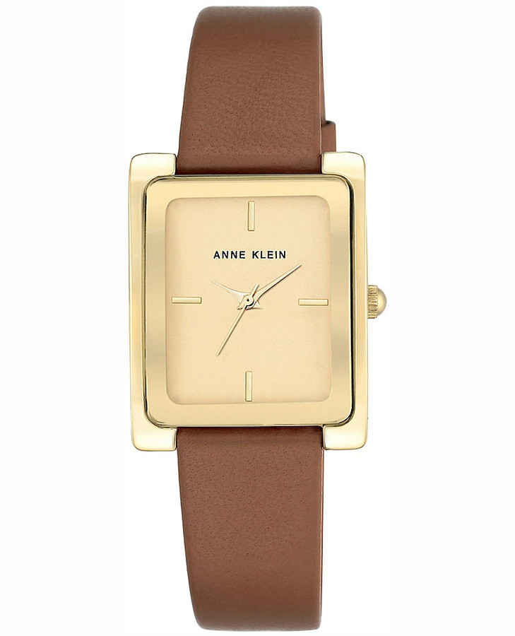 Часы Anne Klein Leather 2706CHHY — женские, шампань