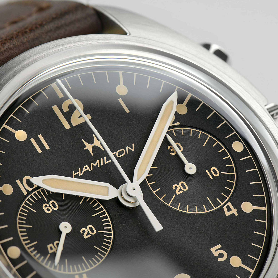 Часы Hamilton Khaki Aviation Pilot Pioneer Mechanical H76409530 — металл сталь, Швейцария