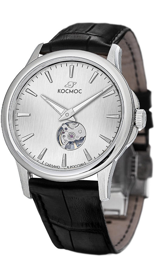 Часы Космос Телескоп K 304.11.33 — механические, металл сталь