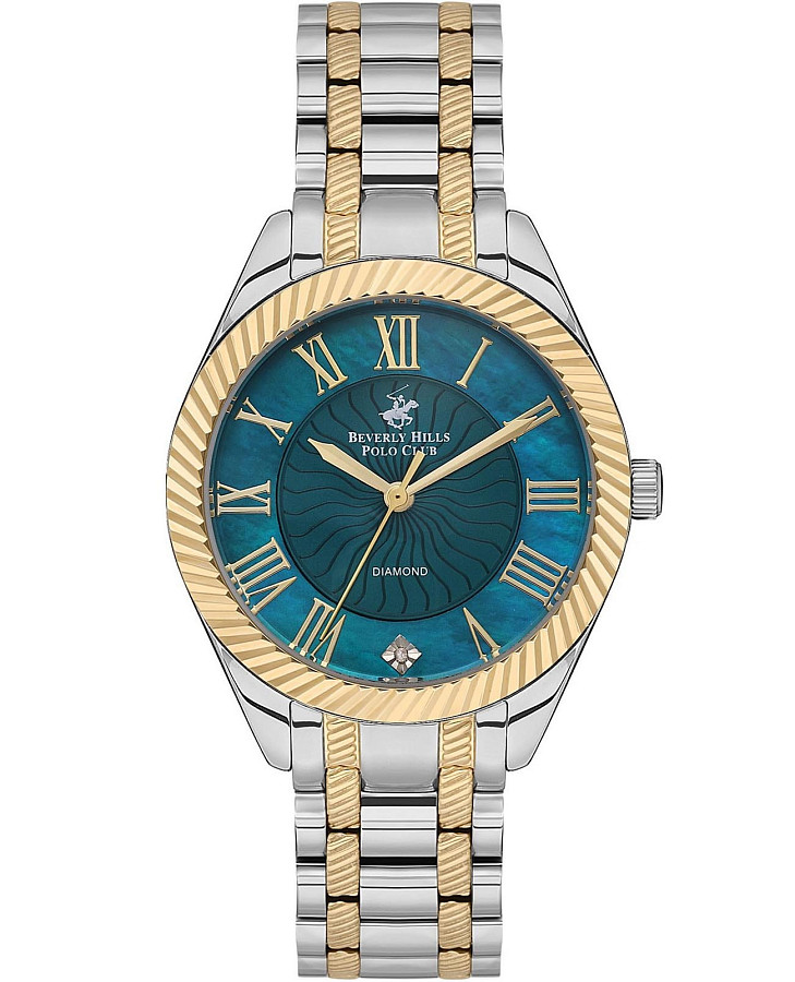 Часы Beverly Hills Polo Club BP3571C.270 — женские, бирюзовый