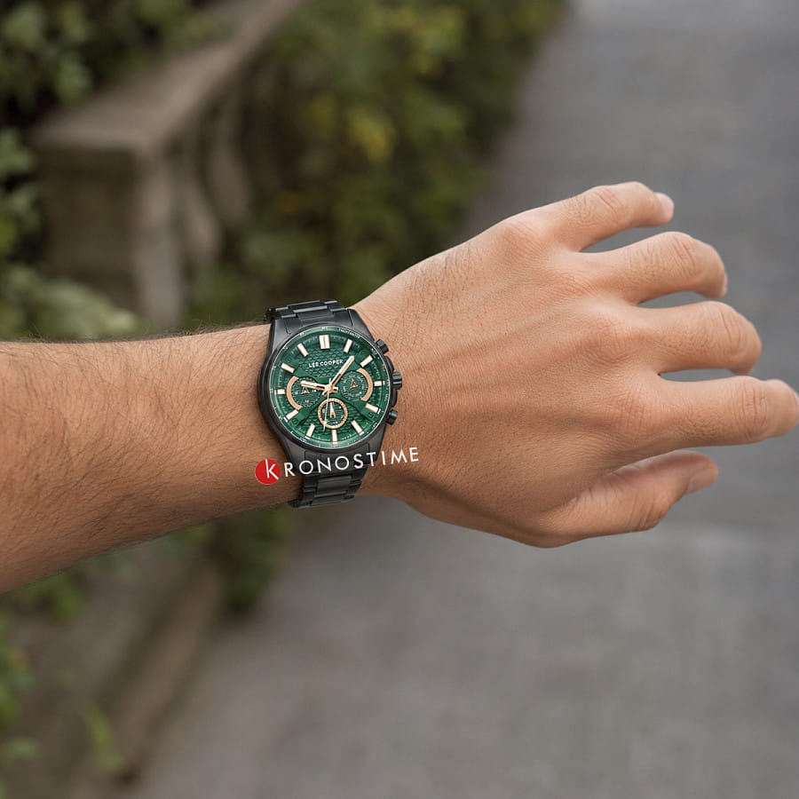 Часы Lee Cooper LC08090.070 — нержавеющая сталь с ip-покрытием, мужские