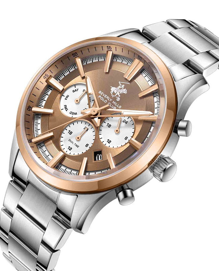 Часы Beverly Hills Polo Club BP3779X.510 — кварцевые, сталь металл