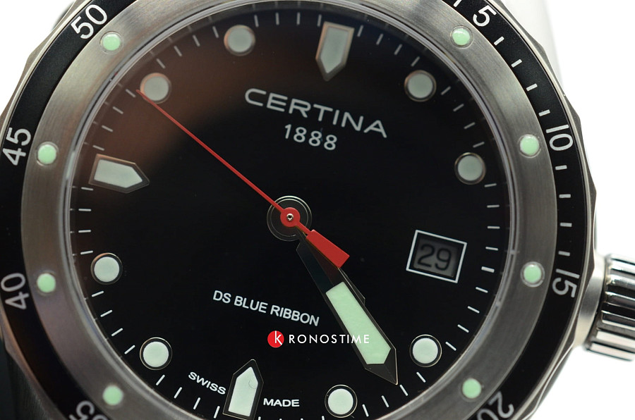 Часы Certina DS Blue Ribbon C007.410.11.051.01 — сталь металл, Швейцария