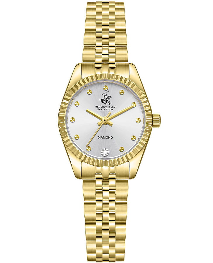 Часы Beverly Hills Polo Club Ladies Quartz BP3923C.130 — женские, серебристый