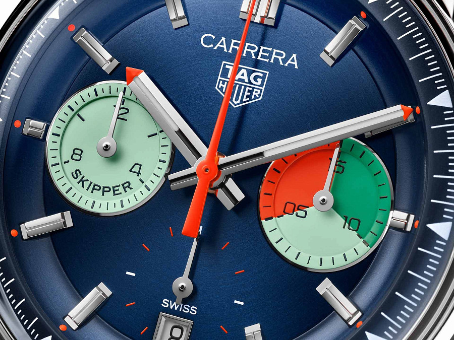 Часы TAG Heuer Carrera Skipper CBS2213.FN6002 — тканевый, мужские