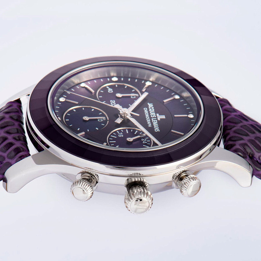 Часы Jacques Lemans Venice 1-2151J — кожаный, женские