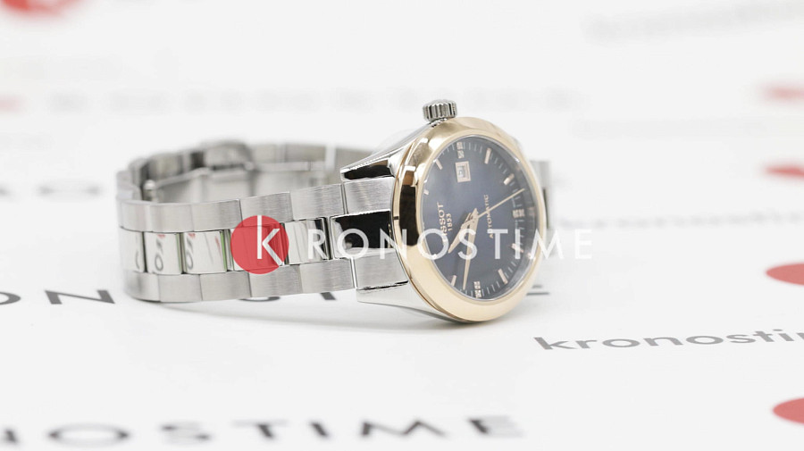 Часы Tissot T-My Lady Automatic 18K Gold T930.007.41.046.00 — женские, серебристый