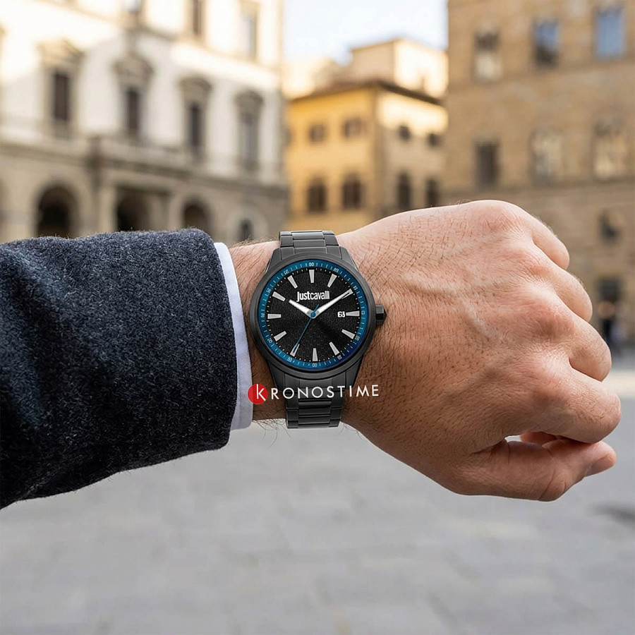 Часы Just Cavalli Cavaliere JC1G385M0085 — нержавеющая сталь с pvd-покрытием, мужские