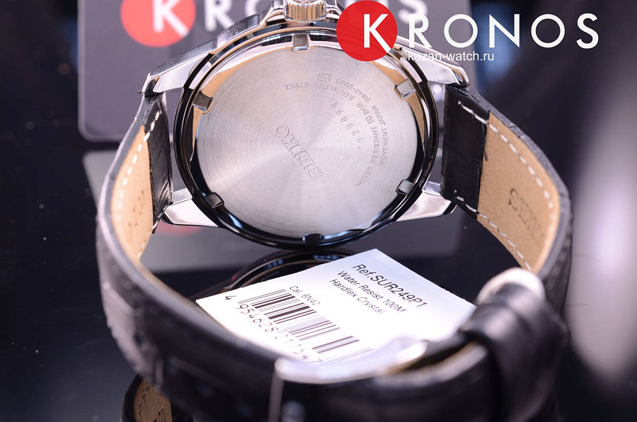 Часы Seiko Promo SUR249P1 — кожаный, мужские