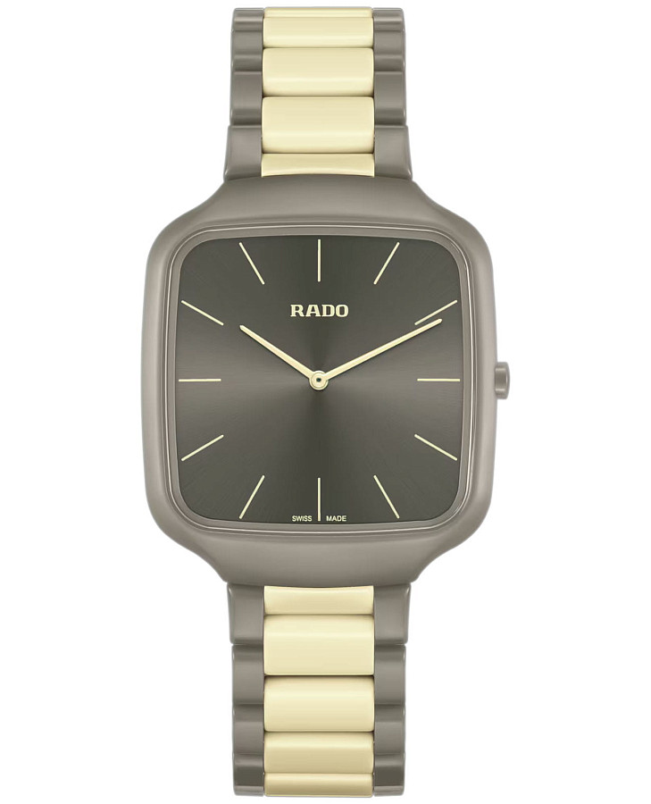 Часы Rado Тrue Square Thinline x Les Couleur Le Corbusier R27046172 — мужские, серый