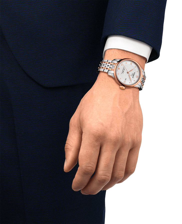 Часы Tissot Le Locle Powermatic 80 T006.407.22.036.00 — механические, сталь металл
