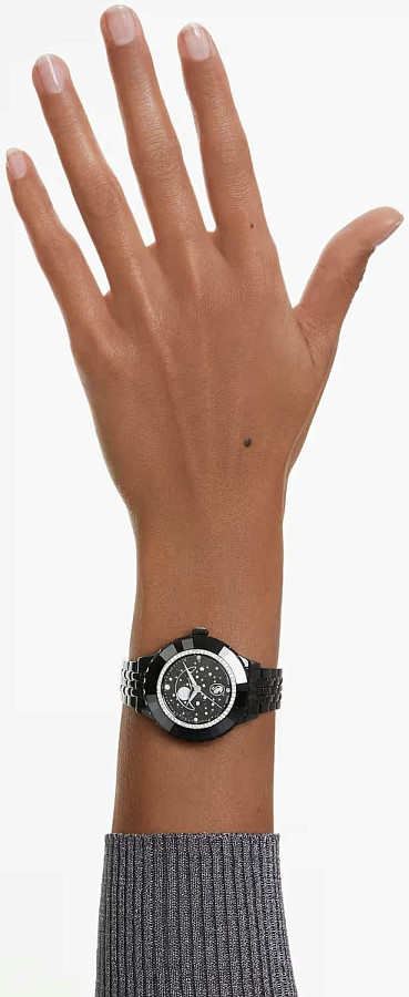 Часы Swarovski Octea Moon 5677497 — кварцевые, сталь металл