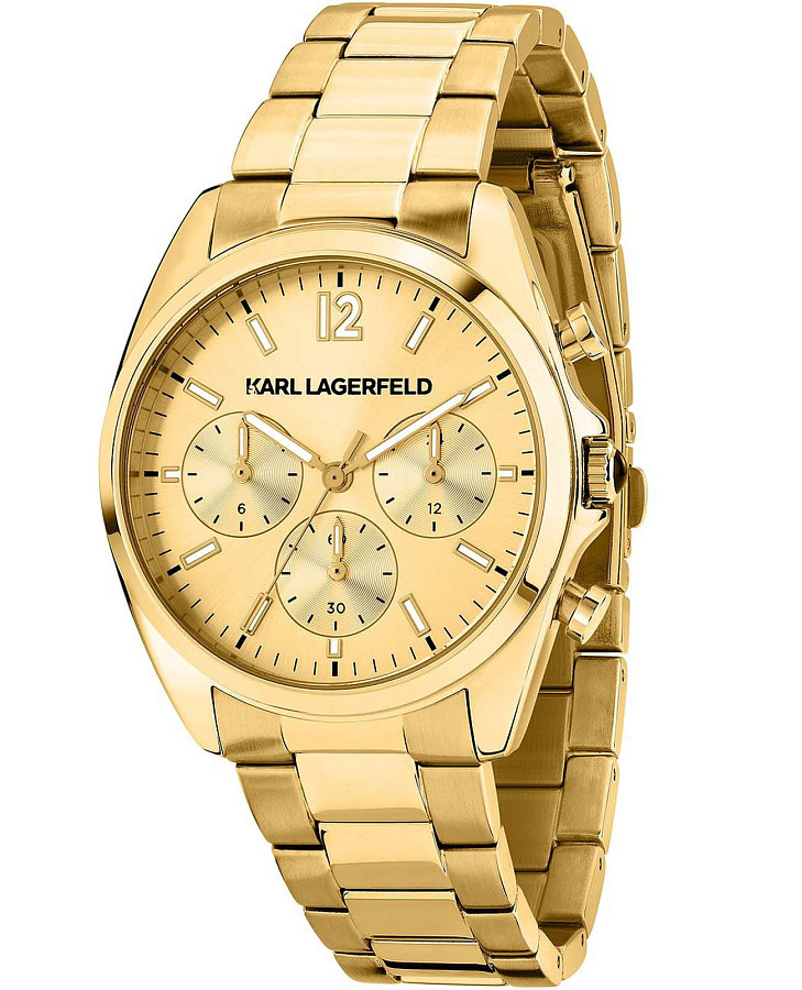 Часы Karl Lagerfeld Round Essentials R0553101502 — женские, золотой