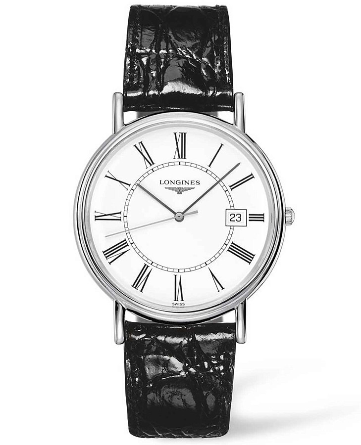 Часы Longines Presence L4.790.4.11.2 — женские, белый