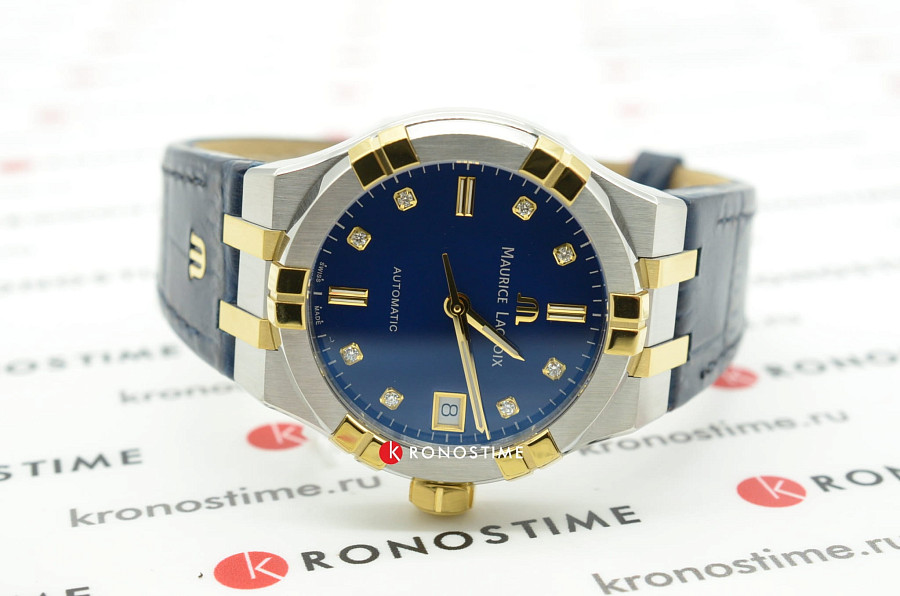 Часы Maurice Lacroix Aikon Automatic AI6006-PVY11-450-1 — кожаный, женские