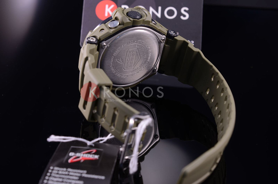 Часы Casio G-Shock GA-1100KH-3A — пластик, мужские