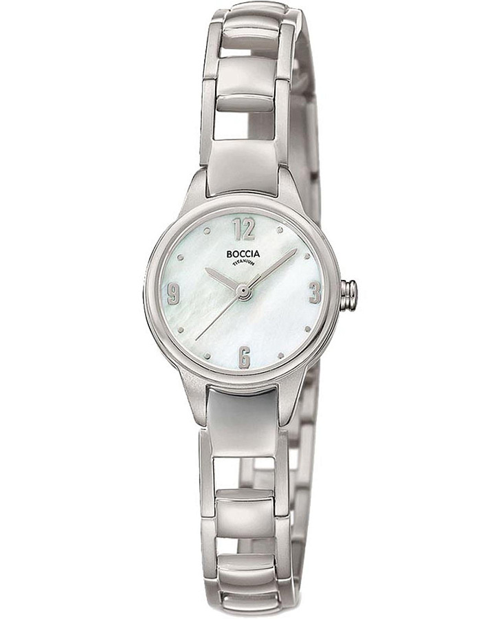 Часы Boccia Titanium 3277-01 — женские, перламутровый