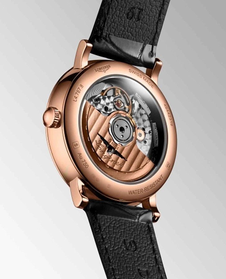 Часы Longines Elegant Collection L4.378.8.12.4 — золото сталь, Швейцария