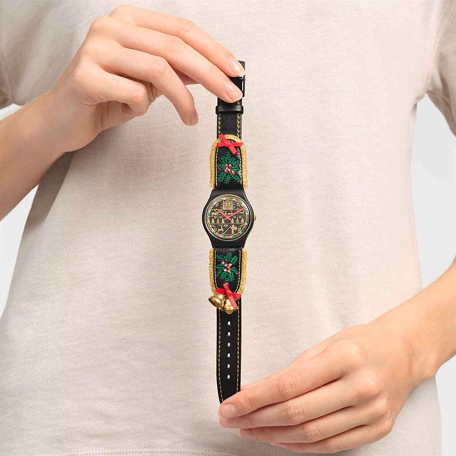 Часы Swatch Gent Biosourced Standard SO28B115 — пластик, Швейцария