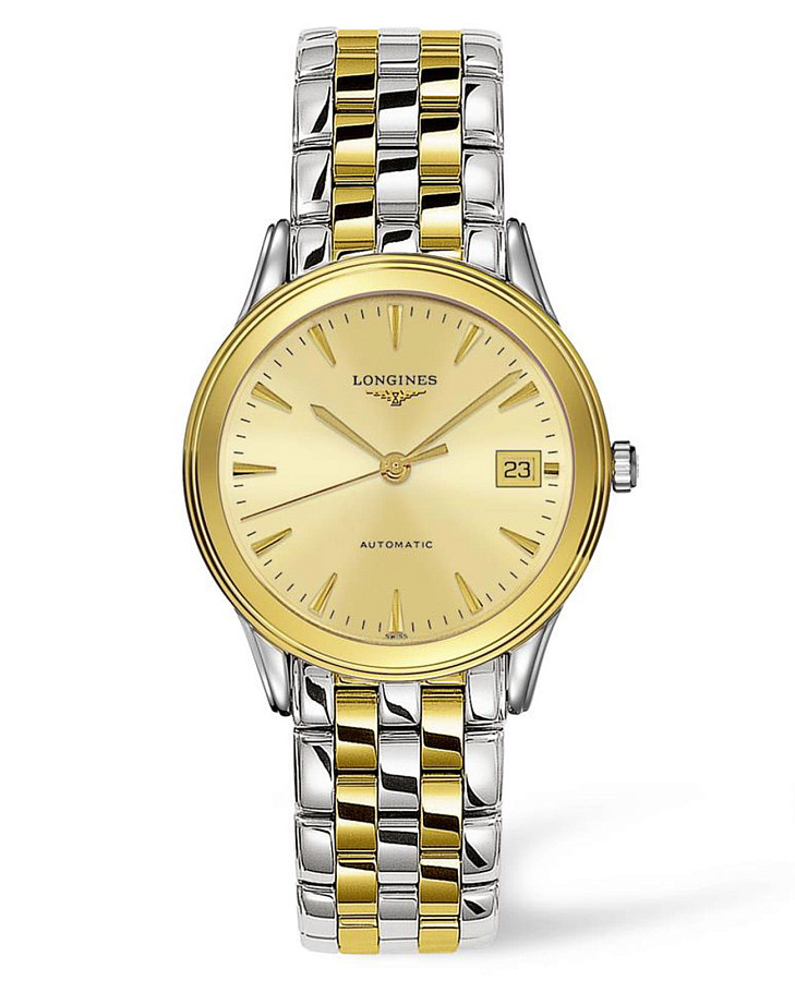 Часы Longines Flagship L4.774.3.32.7 — мужские, белый