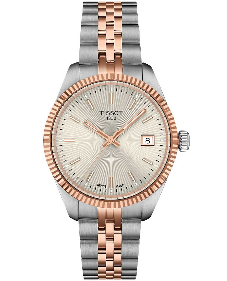 Часы Tissot Ballade 34 mm T156.210.22.031.01 — женские, серебристый