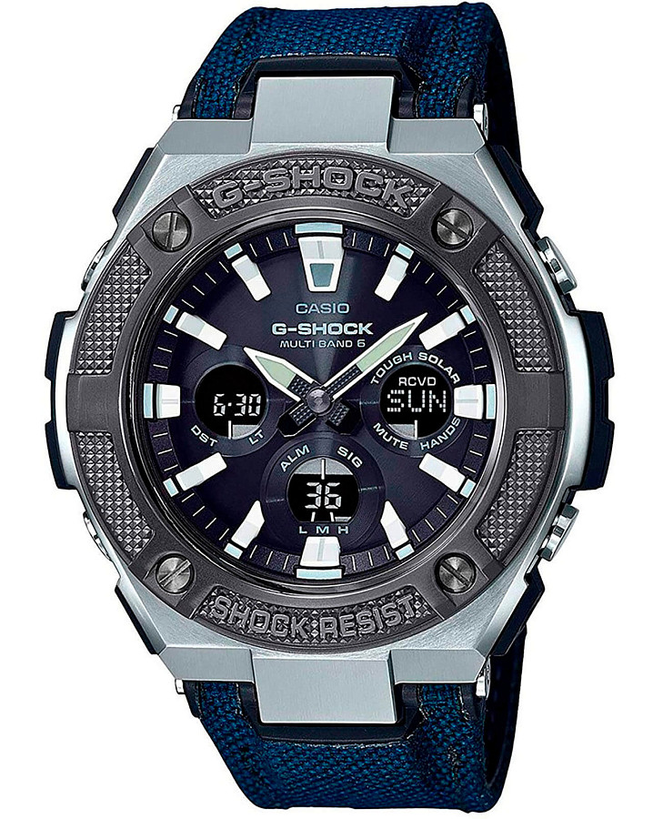 Часы Casio G-Shock GST-W330AC-2A — мужские, черный