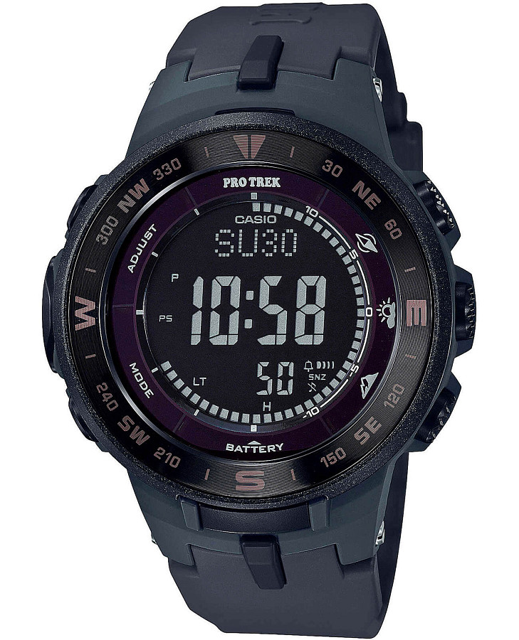 Часы Casio Pro Trek PRG-330-1A — мужские, черный