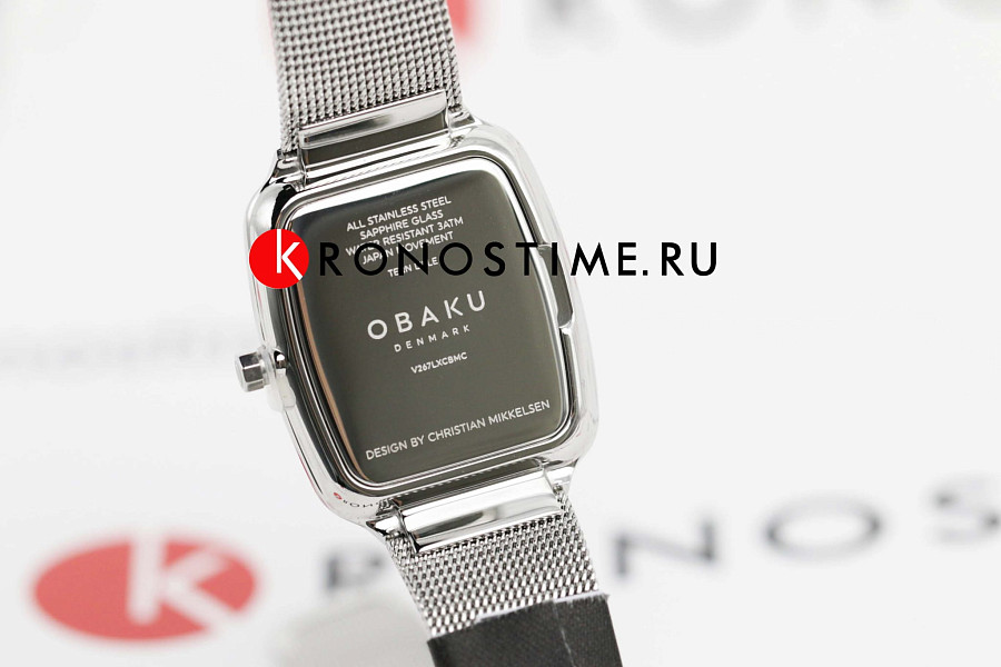 Часы Obaku Ultra Slim V267LXCBMC — нержавеющая сталь, женские