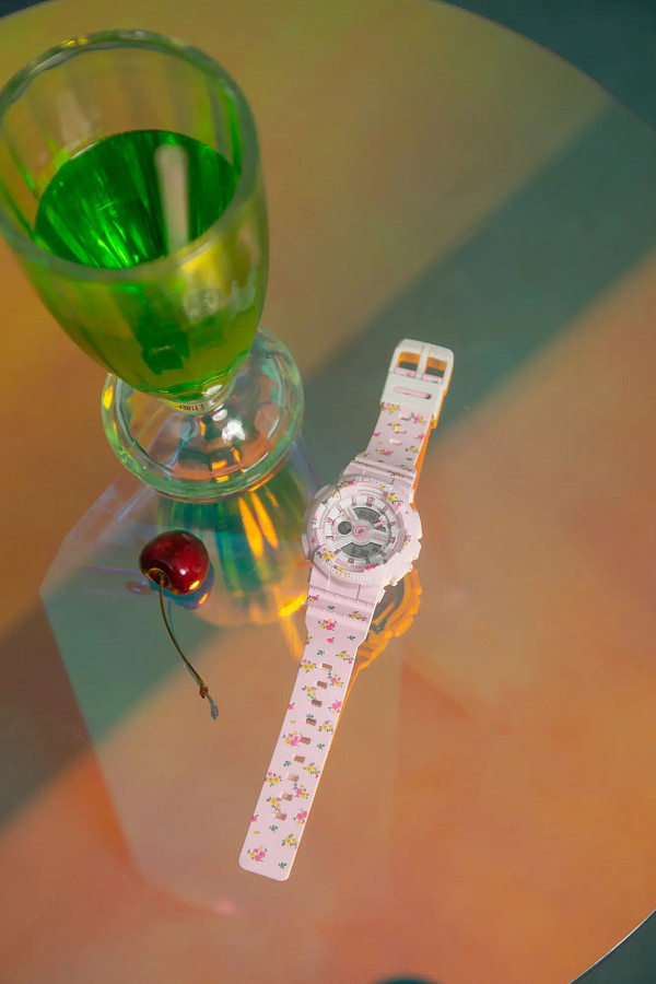 Часы Casio Baby-G BA-110LSB-4ADR — женские, пластик