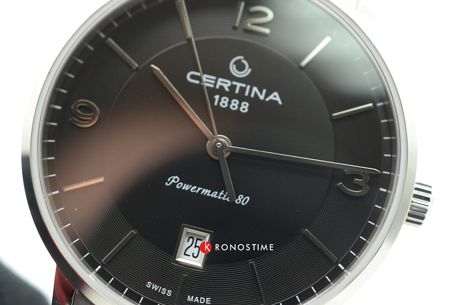 Часы Certina DS Caimano Powermatic 80 C035.407.11.057.00 — сталь металл, Швейцария