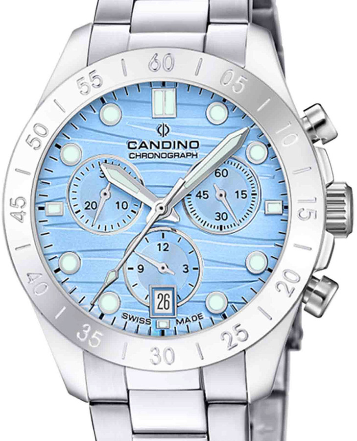 Часы Candino Chronos C4783/3 — кварцевые, сталь