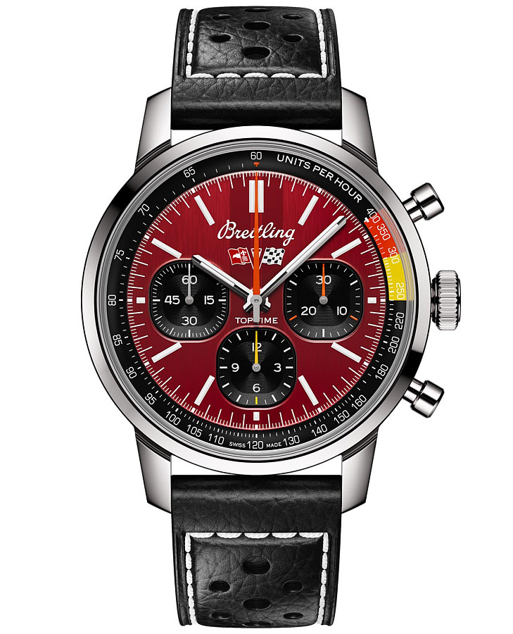 Часы Breitling Top Time B01 Chevrolet Corvette AB01761A1K1X1 — мужские, красный