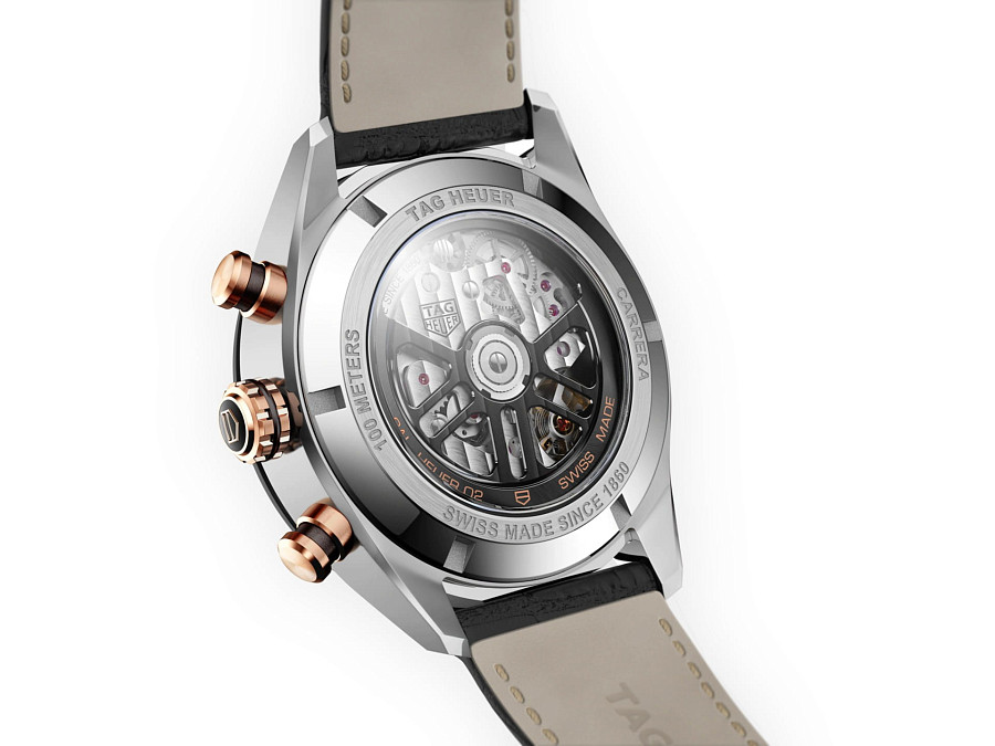 Часы TAG Heuer Carrera CBN2A5A.FC6481 — механические, сталь керамика золото